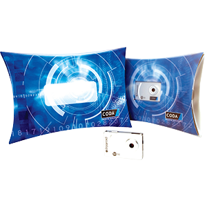Pillow packs are perfect as a point of sale presentation pack or for sending items through the post.
