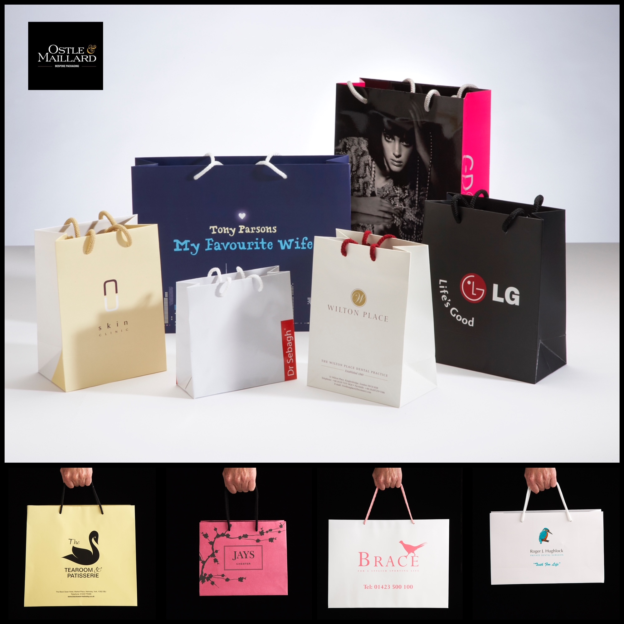 Luxury Paper Bags for retail.