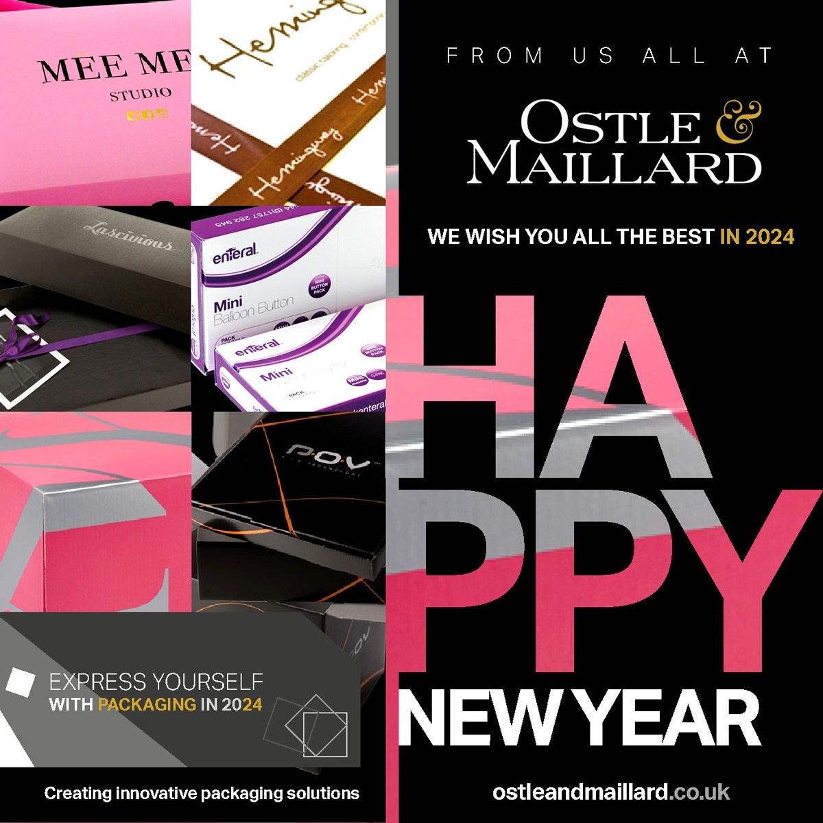 Stylish Box Packaging for the New Year